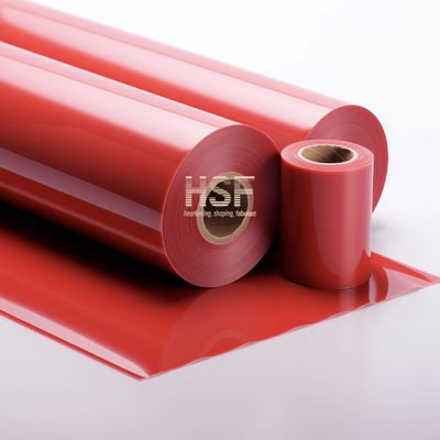 Película de polipropileno fundido rojo de 50 μm para envases industriales de alimentos, latas médicas