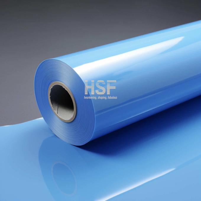 Close-up view of 120μm HDPE Film thickness and opacity