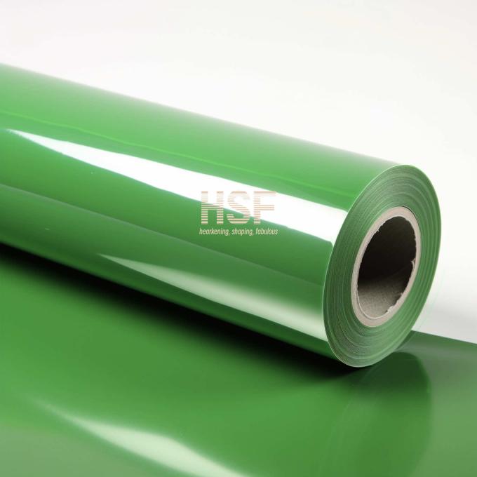 70Î¼m Translucent Green MOPP Silicone Release Film product sample