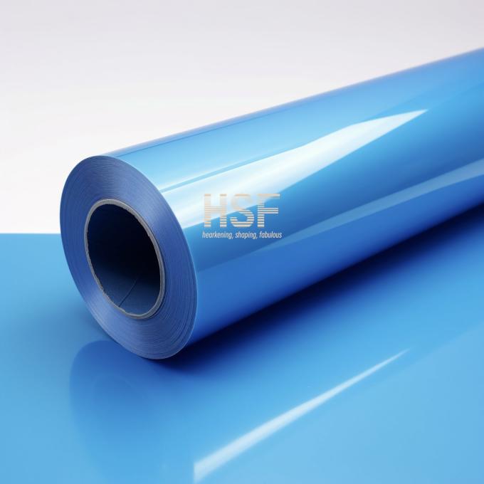 36Î¼m Blue PET Non Silicone Coated Release Film sample image showing material texture and color