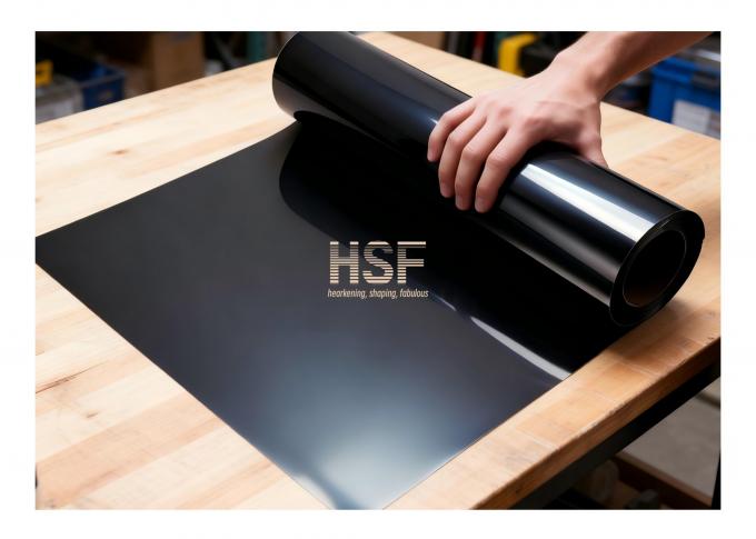80μm Black CPE Base Film product demonstration